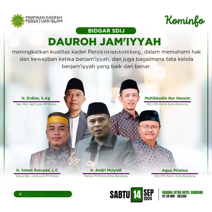 Dauroh Jamiyyah SDIJ PD PERSIS Provinsi Kalimantan Timur