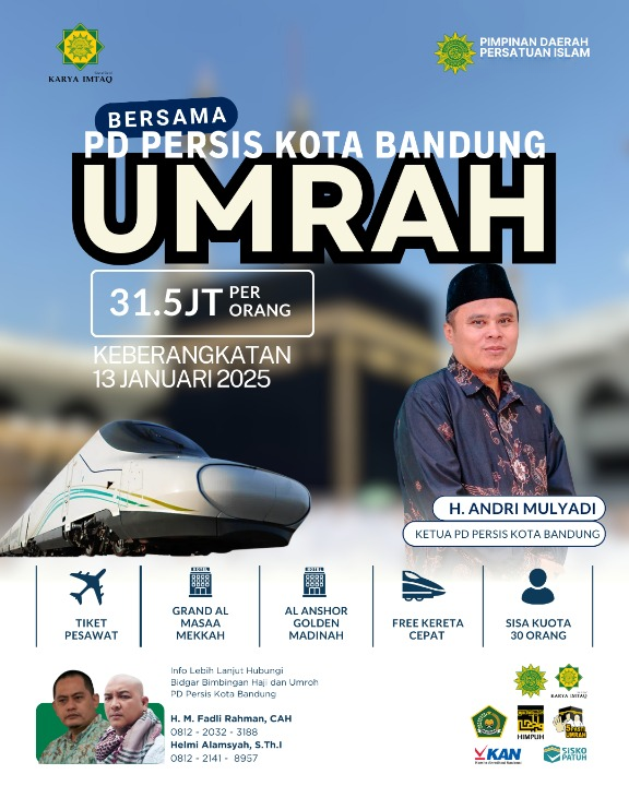 Umroh Bersama PD PERSIS Provinsi Kalimantan Timur